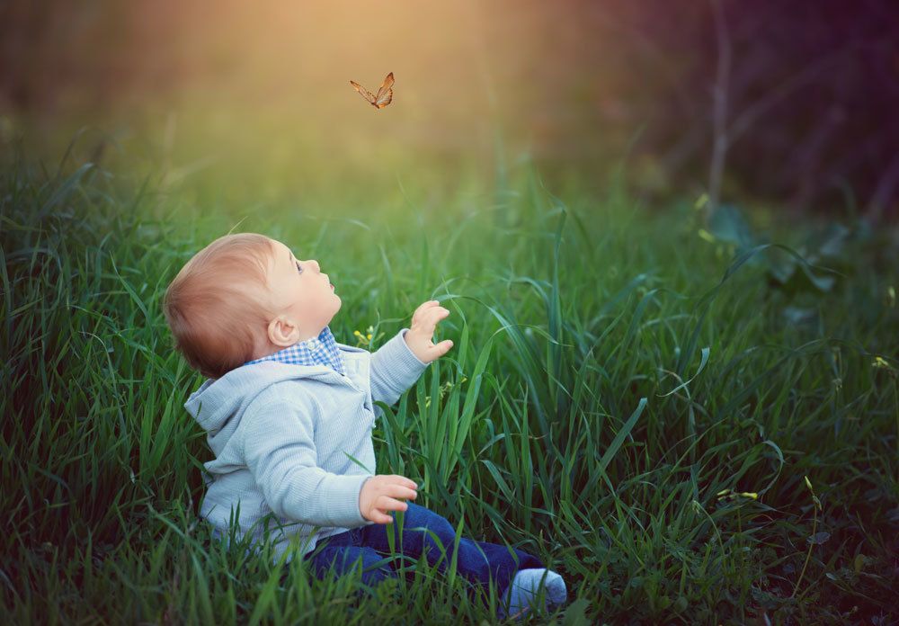 meraviglia nei bambini